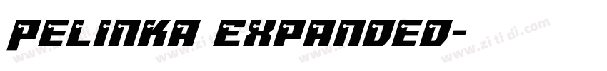 Pelinka Expanded字体转换